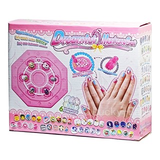 Toys Girl's Pretend Play Makeup Set Princess Make Up Kit Kid's Jewelry Washable Handmade Nail Stickers Diy Toys 96 PCS
