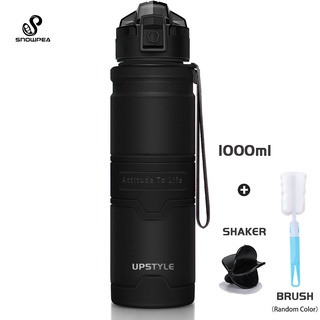 Snowpea Leak Proof Water Bottle 1L - Canteen Drinking Bottles BPA Free Tritan Plastic Drinking Container 1000 ml (36 oz)