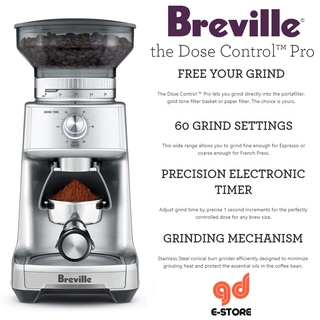 Breville BCG600 The Dose Control Pro Coffee Bean Grinder