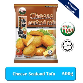 Figo Cheese Seafood Tofu 500g Tofu Ikan Berkeju 500g [HALAL] 海鲜芝士豆腐