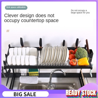[READY STOCK in Malaysia] Stainless Steel Non-Slip Suction Cup Design Shelf Kitchenware Tableware Dishes Bowls Fruits Storage Rack Sink Stainless Stainless Steel Non-Slip Suction Cup Design Shelf Kitchenware Tableware Dishes Bowls Storage Rack Sink