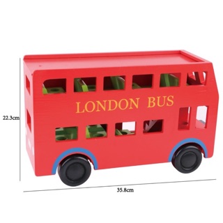 factory defect Wooden Toys London Bus