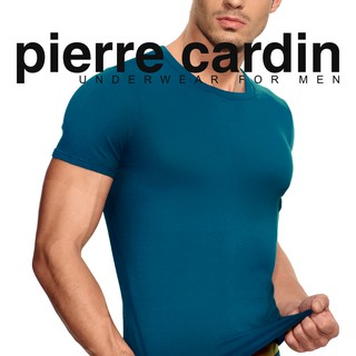 (1 Piece) Bamboo Fiber Pierre Cardin Men's Round Neck Innerwear T-shirt - PT815RN By URB