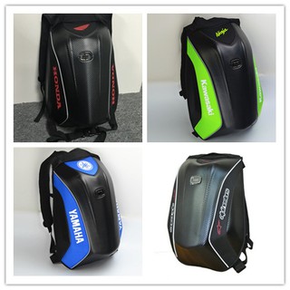 Honda Kawasaki Alpine star Hard Shell Case Motorcycle Backpack laptop bag
