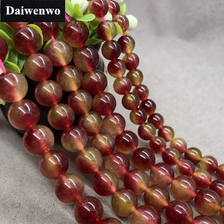 Watermelon Chalcedony Beads 4-12mm Round Natural Loose Stone Bead DIY Jewelry