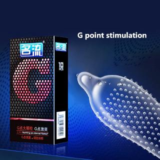 10 Pcs Mingliu G spot Condoms Big Particle Stimulation G-point Penis Sleeve Delay Ejaculation Condones Contraception Men