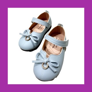 Baby Girl Shoes Korean Version of Solid Color Soft Soled Bottom Girl Princess Shoes Fashion Leather Shoes 1-3 Year old (1)