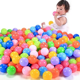 【Ready Stock】100Pcs/sets Soft Ocean Ball Funny Baby Toy Ball