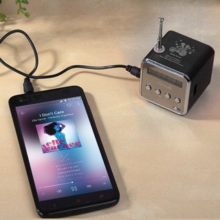 Portable TF USB Mini Stereo Speaker Music Player FM Radio