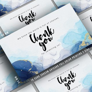 [FREE SHIPPING] THANK YOU CARD FOR BUSINESS OWNER (READY DESIGN TQ009-TQ016)