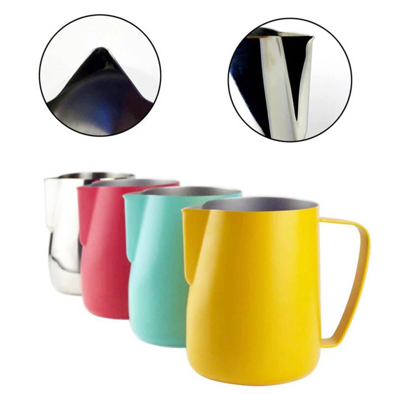 HOT SALE Milk Frothers 350/600ML Coffeware Stainless Steel Multifunction Frothing Pitcher