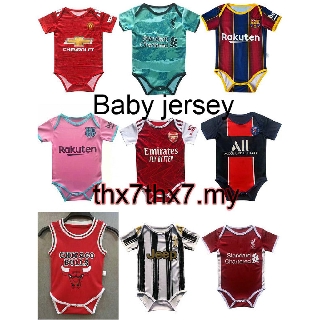Man U Liverpool Chelsea Arsenal 2021 baby Jersey Romper Manutd Home Red Baby Football Jersey Soccer Jersey