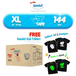 Genki! Tape E-Box XL36 x 4 FOC Genki! Glow-In-Dark Kid T-Shirt
