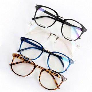 🔥Ready Stock Fashion Women Men Sunglasses Eyeglasses Plain Glass Frame Eyewear