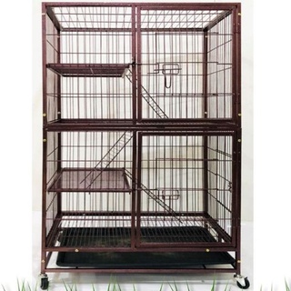 (SALES) High Quality Wrought Iron (MEDIUM) Cat Cage 78cm(L) × 55cm(W) × 137cm(H)