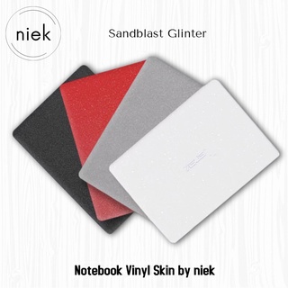 [PO] Plain Laptop Skin Sticker - SANDBLAST GLITTER