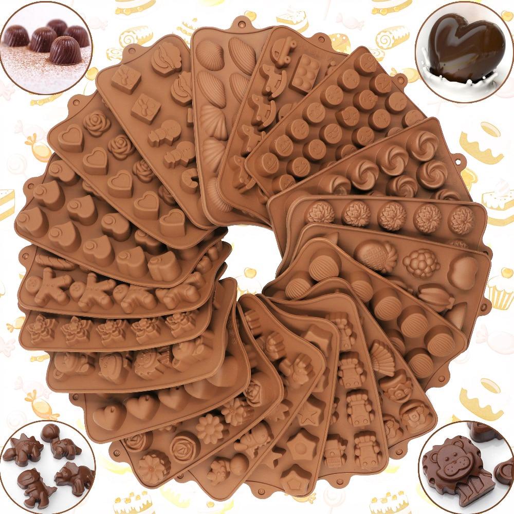 Silicone Chocolate Mold Baking Tools Non-stick Cake Mold Jelly Candy Mold DIY