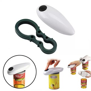 One Click Touch Automatic Can Tin Opener Electric Cutter Jar Lid Wrench Glass Canned Special Knife Opener