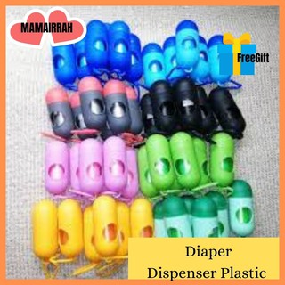 (VO)Tiktok plastic or case Disposable Diaper Dispenser Plastic Bag Pet Garbage Rubbish Bag/pamper/travel/beg sampah