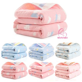 Cotton Six-layer Gauze Children's Towel Covered by Baby Gauze Bath Towel Baby Blanket