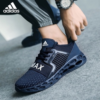 Adidas Sports Shoes Casual Running Shoes Hollow Breathable Mesh Shoes Men's Shoes Extra Large Size 39-48