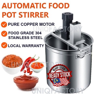 Automatic Sauce Sambal Rendang Kari Paste Mixing Stir Cooking Pot Stirrer Auto Mesin Pengacau Masak Mixer Cooker Machine