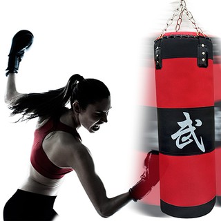 70cm Boxing Empty Punching Sand Bag with Chain Training Practice Martial