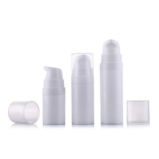 Airless Bottle Cosmetic 10ml 15ml Pump Cover Travel Skincare Lotion Bottle