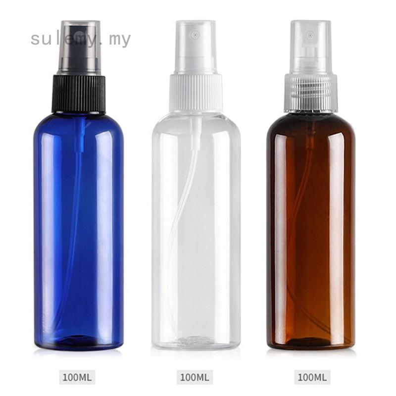 Hot 100ML Plastic Empty Mist Pump Spray Bottle Perfume Liquid Cosmetic Atomizer Travel Bottle