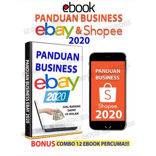 Ebook Panduan Business Ebay & Shopee 2020 + 12 E-book Bonus Free Teknik Dropship