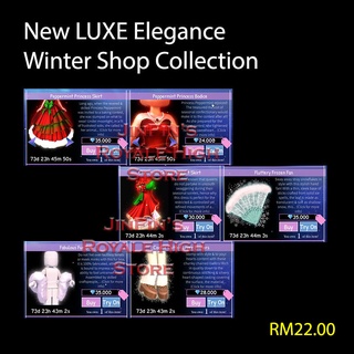 Royale High New LUXE Elegance Winter Items