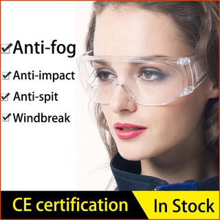 ✨CE certification✨SAFETY GLASSES Goggle Anti-fog Anti-virus Anti-spit unisex Eyeglasses