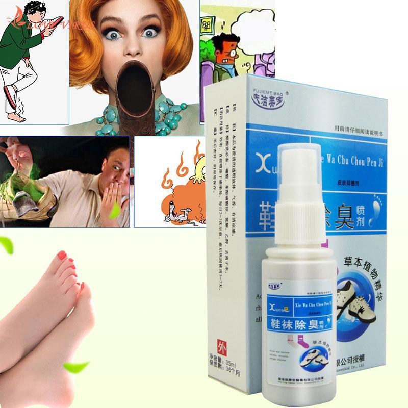 Professional Mist Spray Antibacterial Deodorant Shoe Anti Itch Sweat Odor