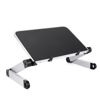 Aluminum Alloy Laptop Portable Foldable Adjustable Laptop Desk Computer Table Stand Tray Notebook PC Folding