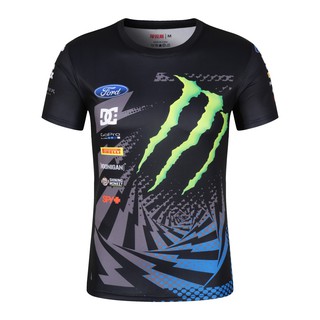 Mons ter Energy T-Shirt Moto GP Racing Sports T shirt Quick Dry Short Tee