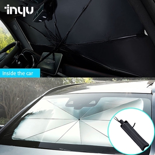 Car Parasol Auto Front Windshield Sun Shade UV Rays and Heat Sun Visor Protector Foldable Reflector Umbrella