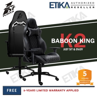 1st Player Baboon King K2 Professional Gaming Chair with Pillow and Lumbar Cushion (Load Capacity 160kg) (1)