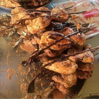 Buluh Ayam Percik 1 Batang 50cm Perangge Ikan & Daging Bakar Alat Pemanggang Serbaguna Siap Belah Bamboo Grill