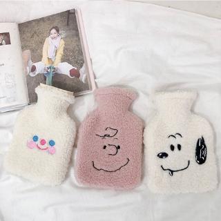 Hot Water Bottle Plush Bag Winter Warm Relax Heat Therapy Pouch