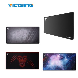 【VicTsing】Extended Gaming Mouse Pad Large Computer Keyboard Pad Mousepad Mouse Mat(Grey and Red or black）