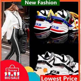 【 Free Shipping 】Couple Sneakers Women Fashion Breathable Sport shoes for Size 35-46
