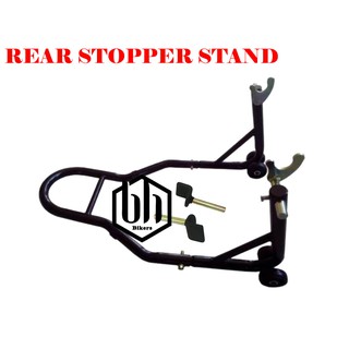 ( FREE U AND L ) REAR STOPPER STAND PADDOCK BOBBIN HOOK MOTORCYCLE SUPERBIKE Y15ZR LC135 RS150 RFS150 VF3I CBR ER6