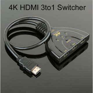 4K*2K 3D HDMI Switch 1.4b 4K Switcher HDMI Splitter 3 In 1 Out Port Hub (1)
