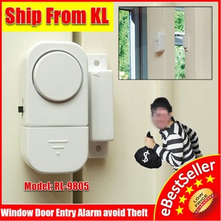 Window Door Entry Wireless Alarm System Detector Sensor Protection Security