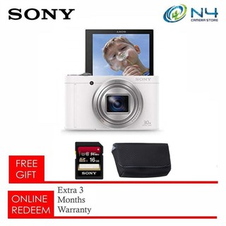 Sony Cybershot DSC-WX500 18.2MP Digital Camera + Memory Card (16GB) + Case