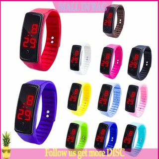 Led Watch Band Digital Display Bracelet Sports Horloge Fitness Silica Gel Kids
