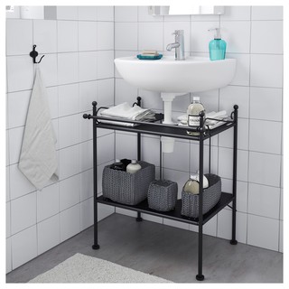 RONNSKAR Wash-basin shelf, black