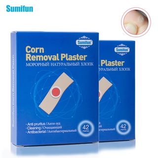 42Pcs Sumifun Medical Corn Remover Patch Warts Painless Feet Care Thorn Callus Remove Soften Skin Cutin Sticker Plaster