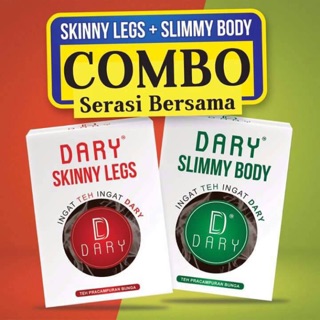 KURUS DENGAN CEPAT - COMBO DARY SKINNY LEGS TEA & SLIMMY BODY TEA