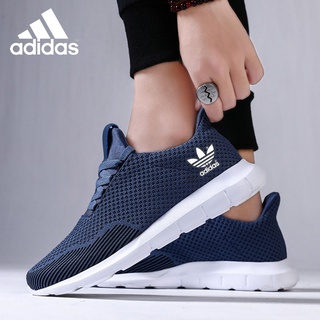 Classic Adidas Sneakers Men's Large Size Breathable Fly Woven Mesh Shoes Lightweight Running Shoes Fashion